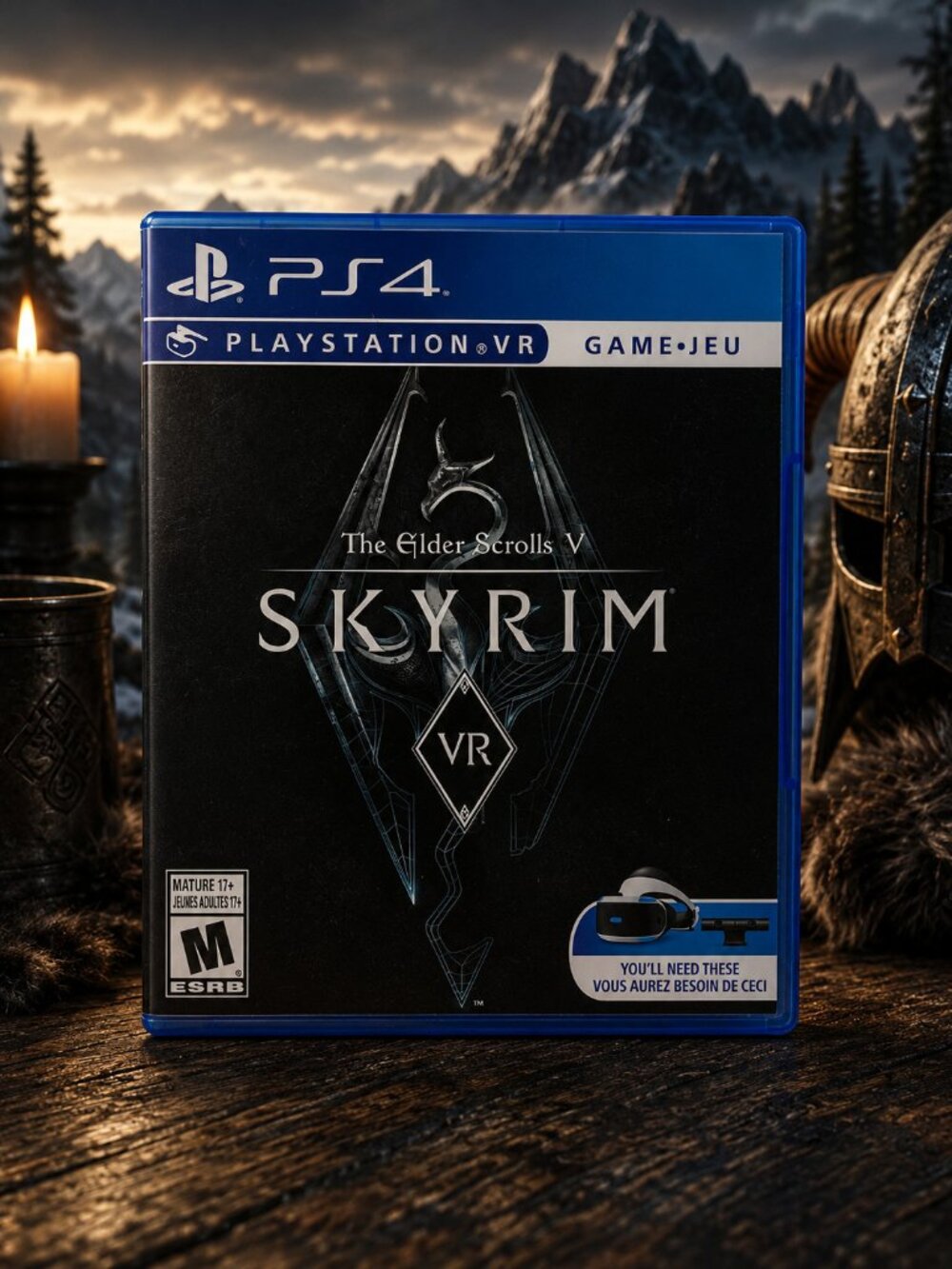 The Elder Scrolls V: Skyrim VR (Sony PlayStation 4) Complete & Very Good!
